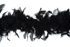 Trimits Trim Marabou Boa 1.8m x 12cm Black - Picture 1 of 1