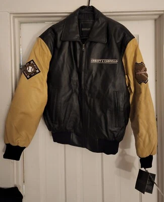 Baseball Vintage & Rare Abbott & Costello Who's On First, Medium Bomber Jacket - Image 1 of 4