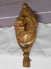 Panneau en bois doré sculpté  Ancien Patère 25 cm hauteur