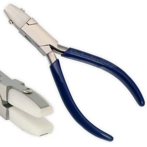 Ganascia Nylon Naso Piatto per Hobby Artigianato Piegatura Filo Forma Gioielli Creazione Pinza 5" - Foto 1 di 2