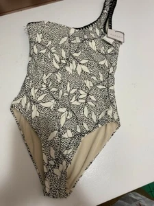 LAUNDRY BY SHELLI SEGAL Women Shoulder One-Piece Swimsuit MSRP $125 NEW w TAGS - Picture 1 of 2