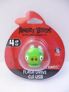 EMTEC - 4 GB USB 2.0 FLASH DRIVE - ANGRY BIRDS "PIG" - NEW UNOPENED - Picture 1 of 2