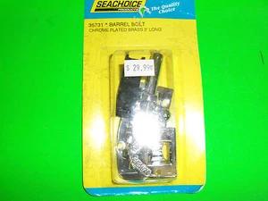 NEW SEACHOICE CHROME PLATED BARRELL BOLT 35731 FREE SHIPPING  - Picture 1 of 1