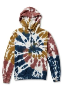 VOLCOM Boy's NO QUARTER ZIP Fleece Zip Hoodie - TDY - Large - NWT - Picture 1 of 2