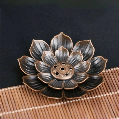 Quemador colgante de incienso Lotus Insence-Stick soporte cenicero kit de fragancia para el hogar Foto 1 de 4