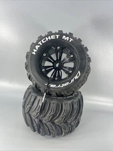 Duratrax Hatchet MT Belt 3.8″ Mounted 17mm Black (2) Dtxc5638 - Picture 1 of 19