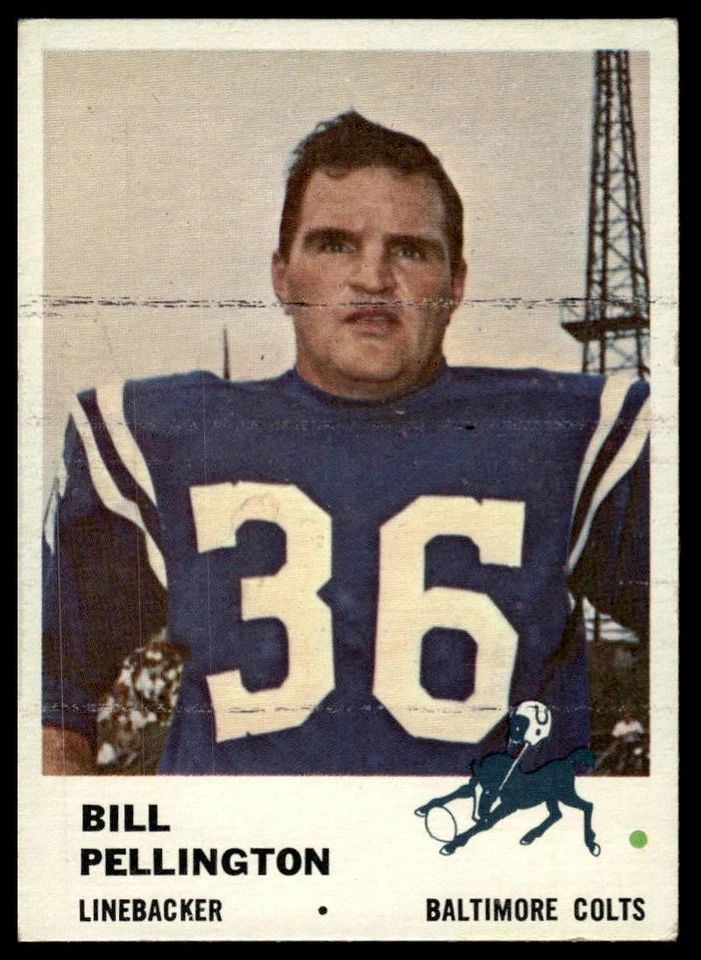 1961 Fleer #36 Bill Pellington - Image 1 of 2