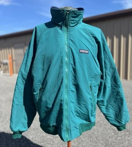 Vintage Lands’ End Squall Jacke Herren L türkis Fleece gefüttert Thinsulate USA 80er/90er - Bild 1 von 10