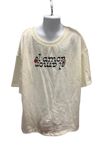 Art Class Girls White Floral Sleep Shirt XL 14 - Picture 1 of 3