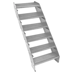 Monster Shop Verstelbare Galvaniseerde Trap - 6-delige Stalen Constructie - - Bild 1 von 9