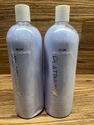 2 RUSK Deepshine PlatinumX Conditioner, Eliminates Brassiness  33.8 oz - Image 1 of 4
