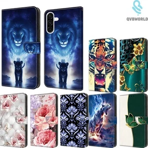 For Samsung A81 A11 A8 J6 Note 20 Painting Pattern Wallet Case Phone Case Cover - Picture 1 of 19