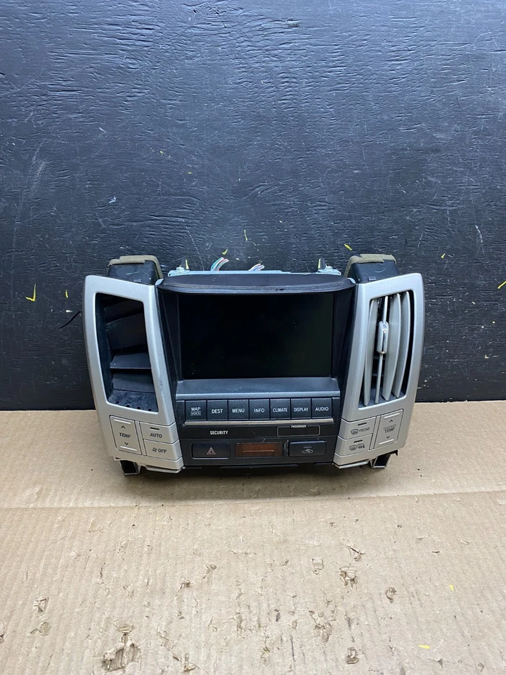 Lexus RX400H 2007 a 2009 radio navegación pantalla climatización OEM V1580 DG Foto 1 de 4