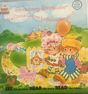 Talking Story Book The Day The Circus Came To Strawberryland Book 7" Record 1982 - Bild 1 von 14