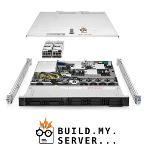 Dell PowerEdge R440 Server 2x Gold 6140 2.30Ghz 36-Core 128GB RAM 8x New 1TB - Picture 1 of 5