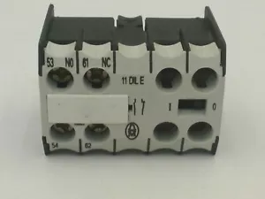 MOELLER 11 DILE HILFSMODUL KONTAKTBLOCK 10A 600V NNB - Bild 1 von 5