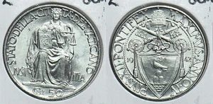 Vatican 1942 50 Centesimi Gem BU 299136 combine shipping - Picture 1 of 3
