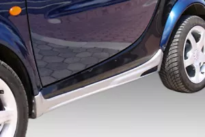 SIDE SKIRTS FOR SMART FORTWO 450 (2002-2007) ABS PLASTIC - Picture 1 of 1