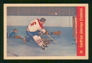 GEOFFRION SIDESTEPS CHADWICK 1957-58 PARKHURST 57-58 N°M24 VGEX+ 82950 - Photo 1 sur 2