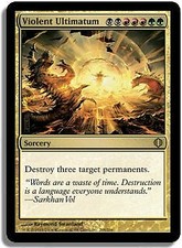 Violent Ultimatum Shards of Alara PLD Black Red Green Rare MTG CARD ABUGames