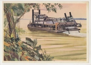 AUF DEM MAGDALENENSTROM RÍO MAGDALENA LATEINAMERIKA IMAGE CARD 1950'S - Picture 1 of 2