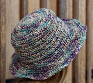 Festival del Cáñamo Sombrero con cubo Bolsillo seguro oculto Verano Hippy Boho Sol Nepal Viajes - Imagen 1 de 12