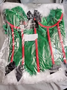 Mujeres Talla Grande XXL Corsé Sexy Bustier Top Lencería Terciopelo Regalo de Navidad - Imagen 1 de 2