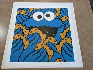 RARE JERKFACE  Me Love Cookies PRINT INCARCERATED JERKFACE Cookie Monster ed. 50 - Picture 1 of 7