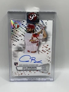 2023 Topps Pristine Encased ALEC BURLESON Auto Autograph RC Rookie Refractor - Picture 1 of 2