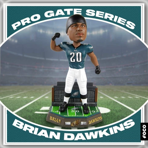 BRIAN DAWKINS Philadelphia Eagles NFL “Pro Gate Series” Bobblehead #/321 NIB! Cover