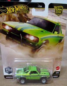 Hot Wheels Off Road Premium Subaru Brat Pickup Green  1:64 Rubber Tires - Picture 1 of 4