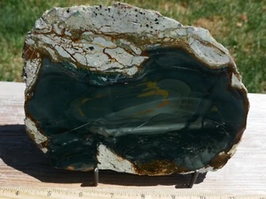 TCR BLUE MOUNTAIN JASPER/AGATE/LAPIDARY POLISHED SLAB 294 GRAMS - Bild 1 von 4