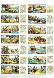 CIGARRILLOS/COMERCIO/TARJETAS. Té de fiebre tifoidea. SWISS FAMILY ROBINSON. (Juego completo de 25). - Imagen 1 de 1