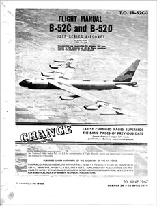 1.092 pagine 1974 B-52 C & D Stratofortress Bomber TO 1B-52C-1 manuale di volo su CD - Foto 1 di 12