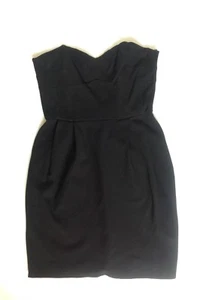 Womens Diane Von Furstenberg Black Mini Bandeau Sweetheart Dress- UK W26/Small - Picture 1 of 7