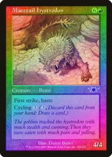 Macetail Hystrodon FOIL Legions NM Red Common MAGIC GATHERING CARD ABUGames