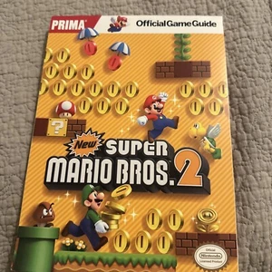 SEALED /NEU Super Mario Bros. 2 Prima Games Strategiespiel Anleitung mit Poster - Bild 1 von 4