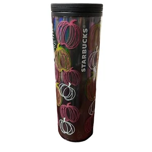 2023 Starbucks Halloween Glow The Dark Pumpkins Stainless Tumbler Pumpkin Neu mit Etikett - Bild 1 von 12