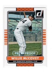 2015 Donruss Press Proof Silver #183 Willie McCovey #26/199