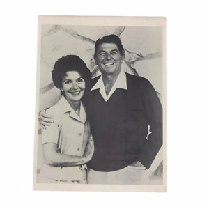 Vintage Photograph President Ronald Reagan 1st Lady Nancy Reagan Signed Printed - Picture 1 of 5