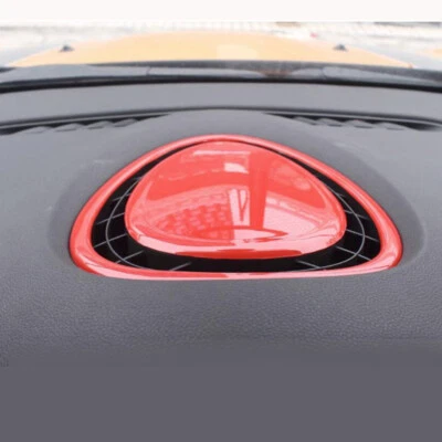 Отделка крышки розетки для центральной приборной панели MINI Cooper F55 F56 F57 2014-2023 красная - Изображение 1 из 3