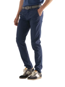 PANTALONE PANTALONI UOMO HARMONT E BLAINE WRG300 COTONE 801 BLU ORIGINALE AI - Picture 1 of 4