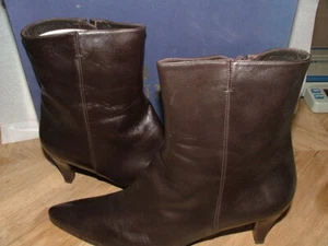 NEW WB STUART WEITZMAN KNEE BOOTS SIZE 9 M BROWN LEATHER #385 - Picture 1 of 8