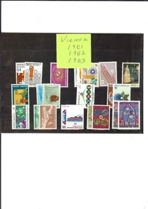Juegos de años 1981/1982/1983 de las Naciones Unidas - Oficina de Viena - como nuevos sin bisagras - Imagen 1 de 1