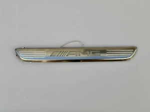 GENUINE Mercedes Benz AMG Front RIGHT Door Sill Plate Insert NEW 2056802335 - Picture 1 of 3