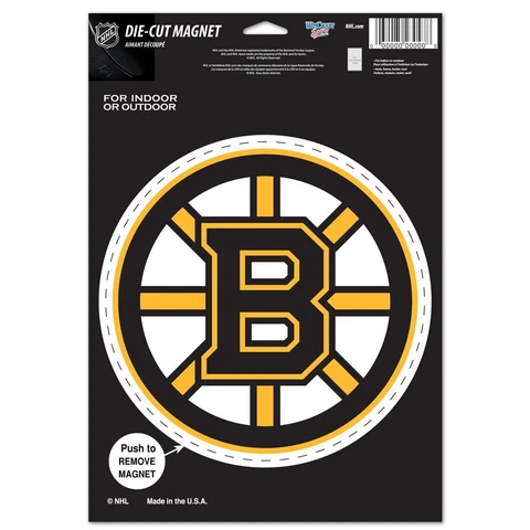 BOSTON BRUINS LOGO DIE CUT MAGNET NEW WINCRAFT 🏒 Cover