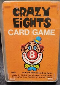 Vintage 1951 Whitman CRAZY EIGHTS Card Game USA Complete 