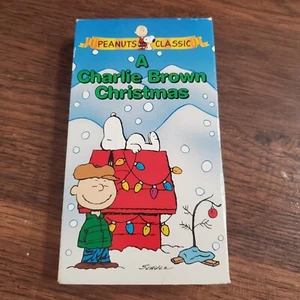 Peanuts Classic A Charlie Brown Christmas (1965) - VHS - VG  - Foto 1 di 3