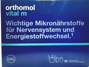 ORTHOMOL Vital M 30 Granulat Kapseln Kombi Orange PZN 01319838 - Imagen 1 de 3
