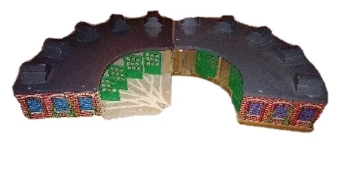 TWO Thomas & Friends Wooden Railway Roundhouse AND ONE  5-way Switch Track Cover
